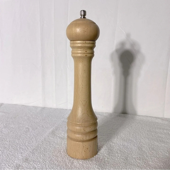 Vintage Trudeau 12” Blonde Wood Pepper  Grinder Pepper Mill - Picture 5 of 13